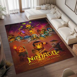 Alternative view of Tapis Lego Ninjago – Maîtres de la montagne 1