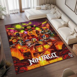 Alternative view of Tapis Lego Ninjago – Maîtres de la montagne 2