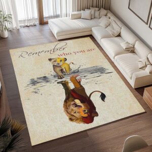 Alternative view of Tapis Le Roi Lion – Souviens-toi de qui tu es