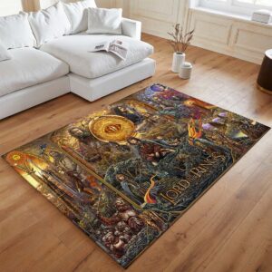 Alternative view of Tapis Le Seigneur des Anneaux – Personnages