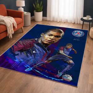 Alternative view of Tapis MBappe PSG 4