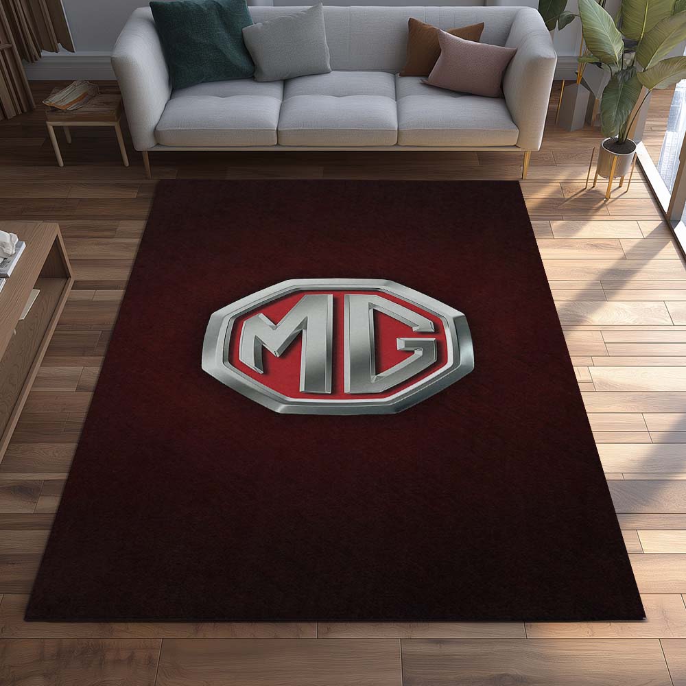Tapis Car MG Dark Red Background