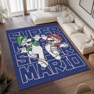 Alternative view of Tapis Mario et Luigi – Super Mario 5