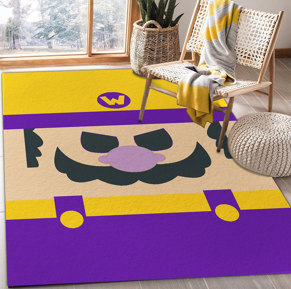 Tapis Mario Wario Carpet Rug Home Room Decor – Image 2