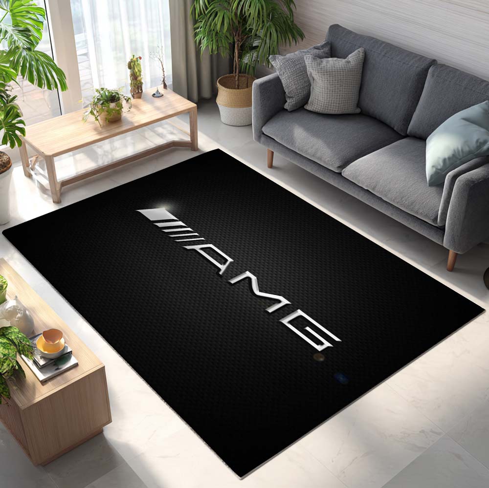 Tapis Car Mercedes AMG Logo Silver