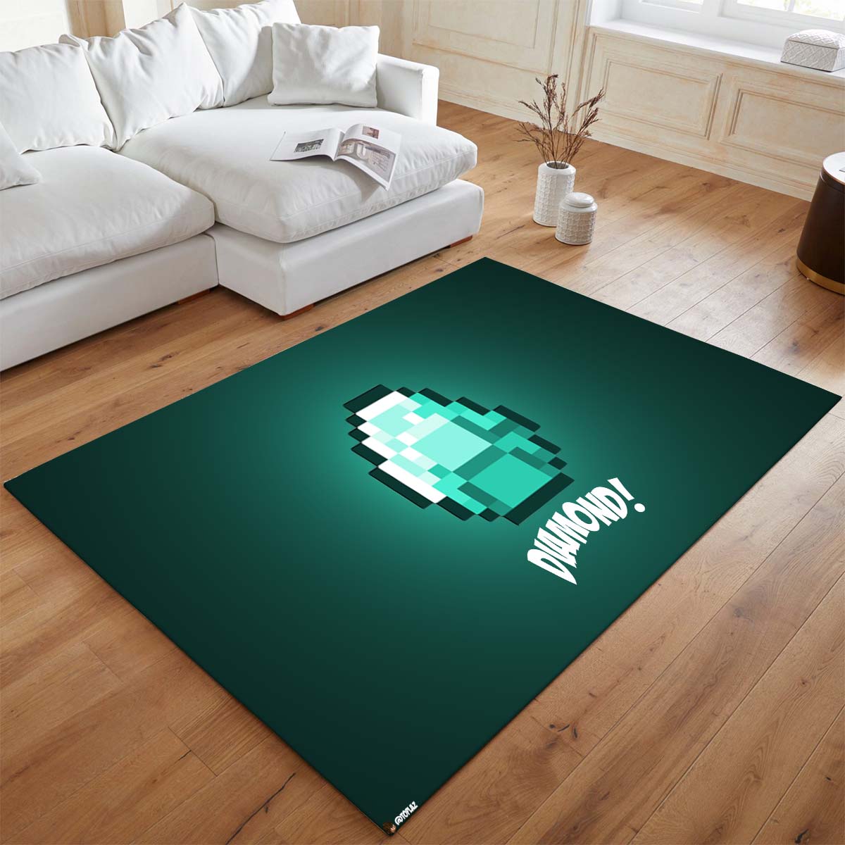Tapis Minecraft – Diamant 4 – Image 2