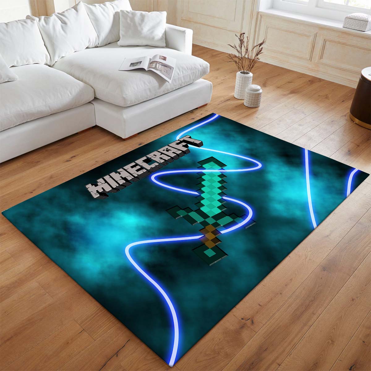 Tapis Minecraft – Arme épée diamant 1001 – Image 2