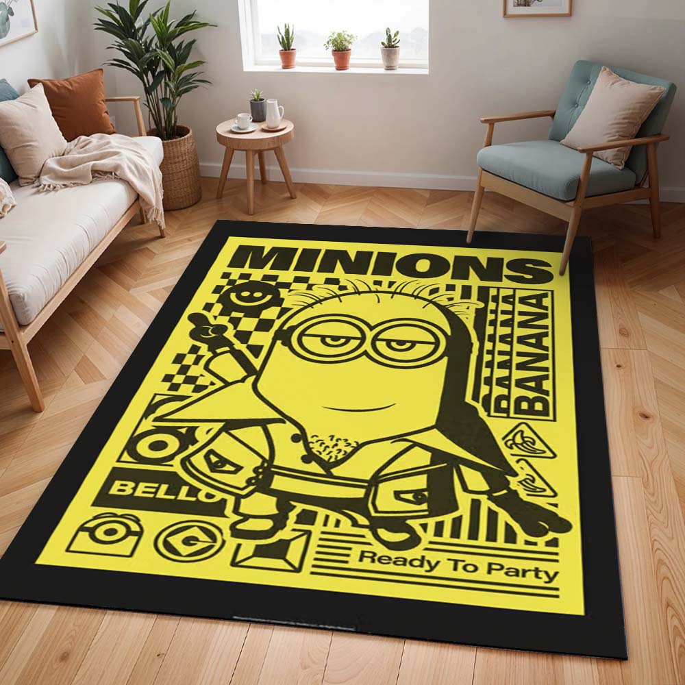 Tapis Minions – Prêts pour la fête des bananes