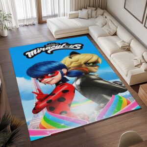 Alternative view of Tapis Miraculous Ladybug et Chat Noir 04