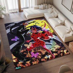 Alternative view of Tapis Miraculous Ladybug et Chat Noir 12