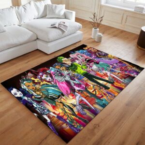 Alternative view of Tapis Monster High – Tous les personnages 04
