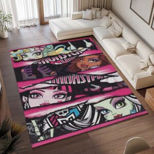 Alternative view of Tapis Monster High – Tous les personnages 14