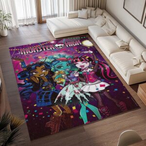 Alternative view of Tapis Monster High – Tous les personnages 17