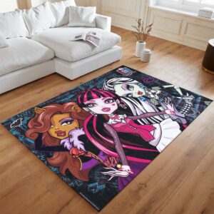 Alternative view of Tapis Monster High – Tous les personnages 18