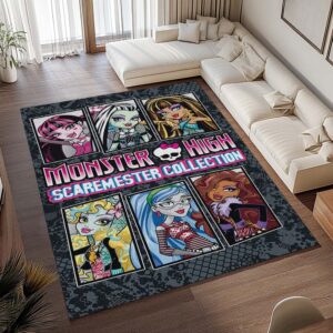Alternative view of Tapis Monster High – Tous les personnages – Collection Scaremester 02