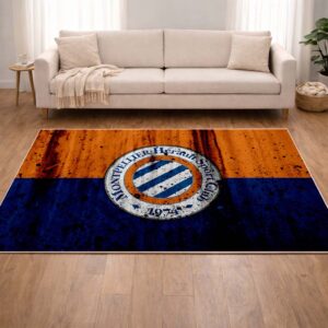 Alternative view of Tapis Montpellier HSC French Football Team 02