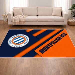 Alternative view of Tapis Montpellier HSC French Football Team 11