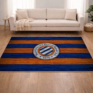 Alternative view of Tapis Montpellier HSC French Football Team 13