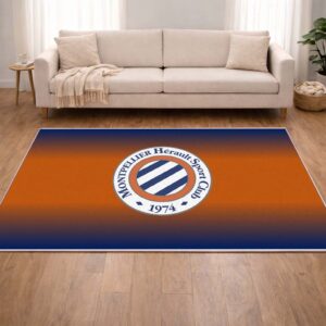Alternative view of Tapis Montpellier HSC French Football Team 15