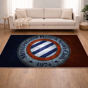 Alternative view of Tapis Montpellier HSC French Football Team 18