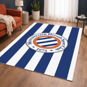 Alternative view of Tapis Montpellier HSC French Football Team 20