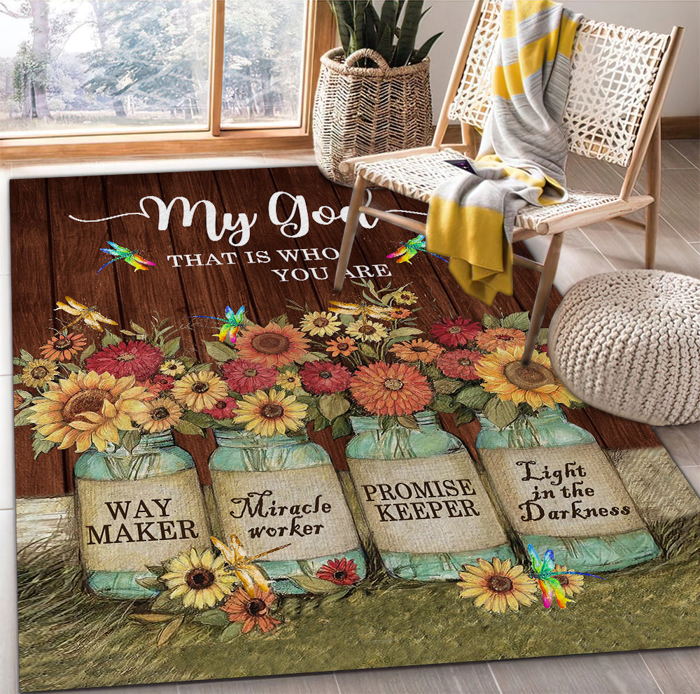 Tapis My God That Is Who You Are Rug Carpet Rug Home Room Decor – Image 3