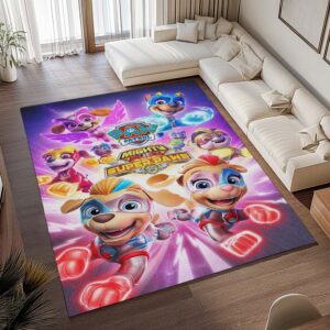 Alternative view of Tapis Nickelodeon – Mighty Pups – Paw Patrol