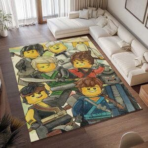 Alternative view of Tapis Ninjago – Tous les personnages 1015