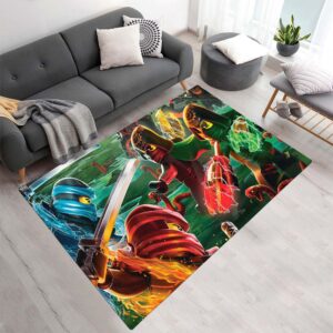 Tapis Ninjago – Tous les personnages en combat 1007