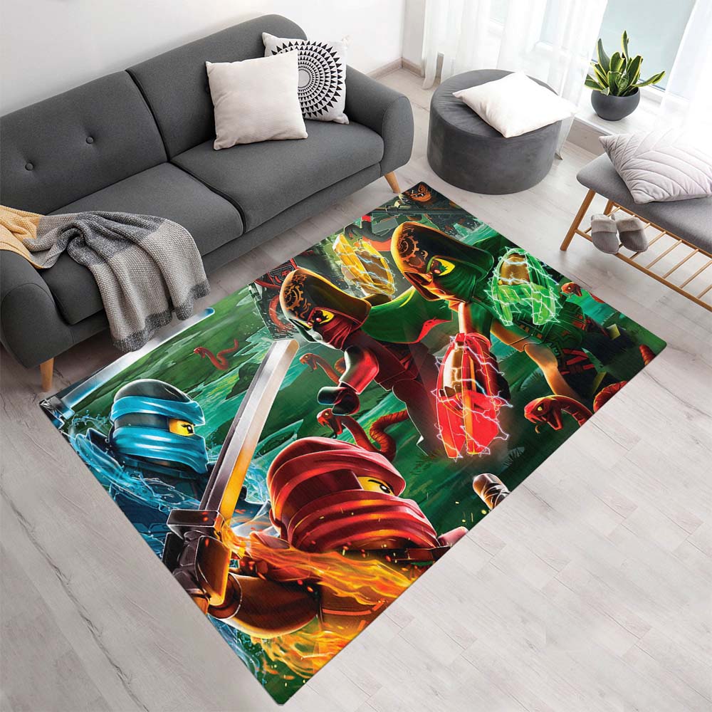 Tapis Ninjago – Tous les personnages en combat 1007