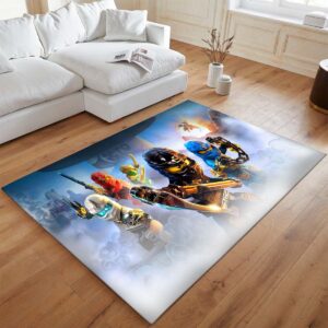 Alternative view of Tapis Ninjago – Tous les personnages en combat 1008