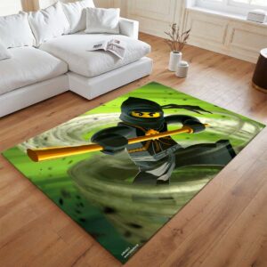 Alternative view of Tapis Ninjago – Tous les personnages en combat 1009