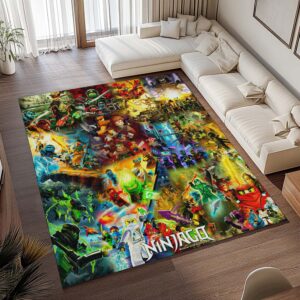 Alternative view of Tapis Ninjago – Tous les personnages – Combat 1016