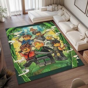 Alternative view of Tapis Ninjago – Tous les personnages – Combat 1019