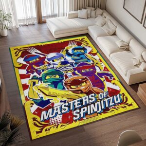 Alternative view of Tapis Ninjago – Tous les personnages – Maîtres du Spinjitzu