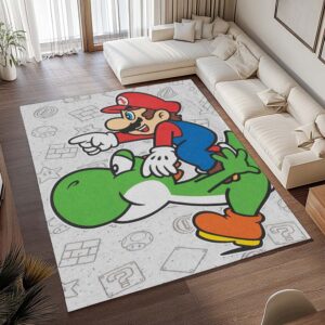 Alternative view of Tapis Nintendo – Super Mario et Yoshi