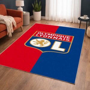 Alternative view of Tapis OL Olympique Lyonnais French Football Team 01