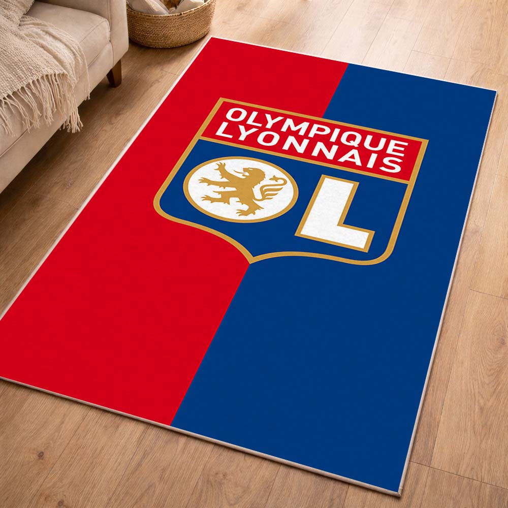 Tapis OL Olympique Lyonnais French Football Team 01