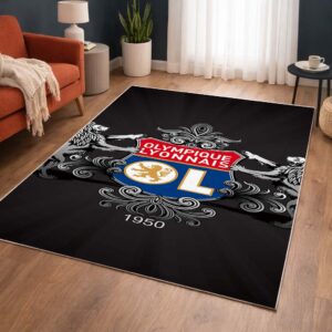 Alternative view of Tapis OL Olympique Lyonnais French Football Team 07