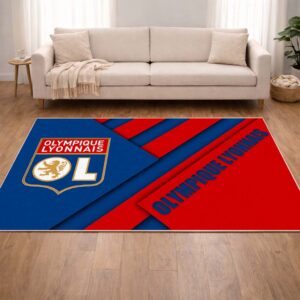 Alternative view of Tapis OL Olympique Lyonnais French Football Team 09