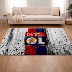 Alternative view of Tapis OL Olympique Lyonnais French Football Team 10