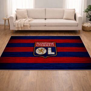 Alternative view of Tapis OL Olympique Lyonnais French Football Team 12