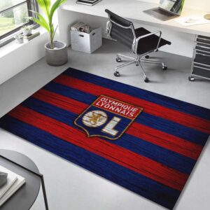 Tapis OL Olympique Lyonnais French Football Team 12