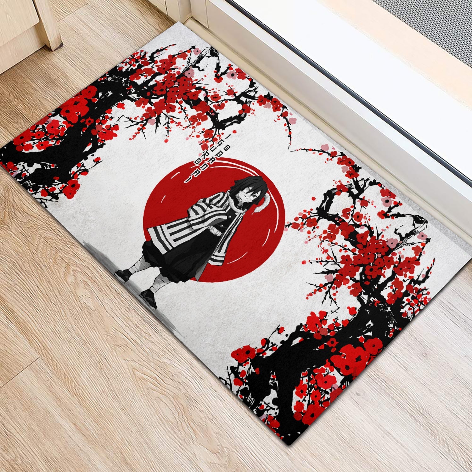Tapis Obanai Demon Slayer Anime Japan Doormat Home Decor – Image 2