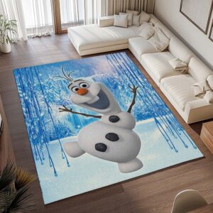 Alternative view of Tapis Olaf La Reine des Neiges – Disney 1001