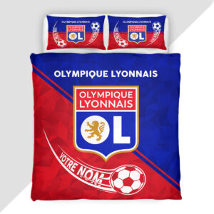 Alternative view of Housse de Couette Olympique Lyonnais - Parure de Lit OL 3D Imprimé Supporter