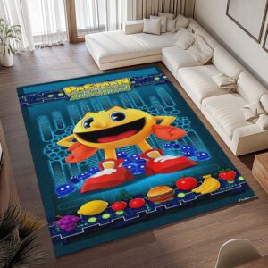 Alternative view of Tapis Pac-Man – Power-Pellets, fruits et fantômes