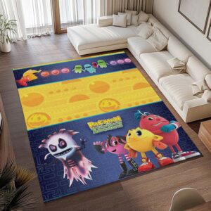 Alternative view of Tapis Pac-Man – Fantômes, fruits et Power-Pellets