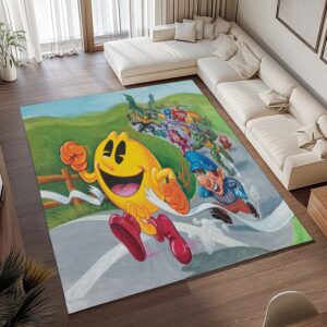 Alternative view of Tapis Pac-Man et les personnages Nintendo
