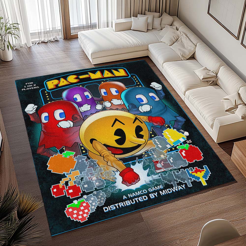 Tapis Pac-Man et tous les personnages du jeu – Image 2